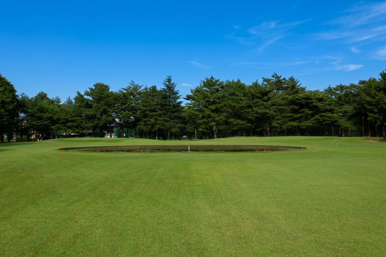9番ホール グリーン